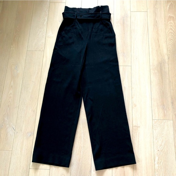 Aritzia Babaton Jermaine Pants Made with Japanese Fabric in Black Size 4 - Picture 2 of 16
